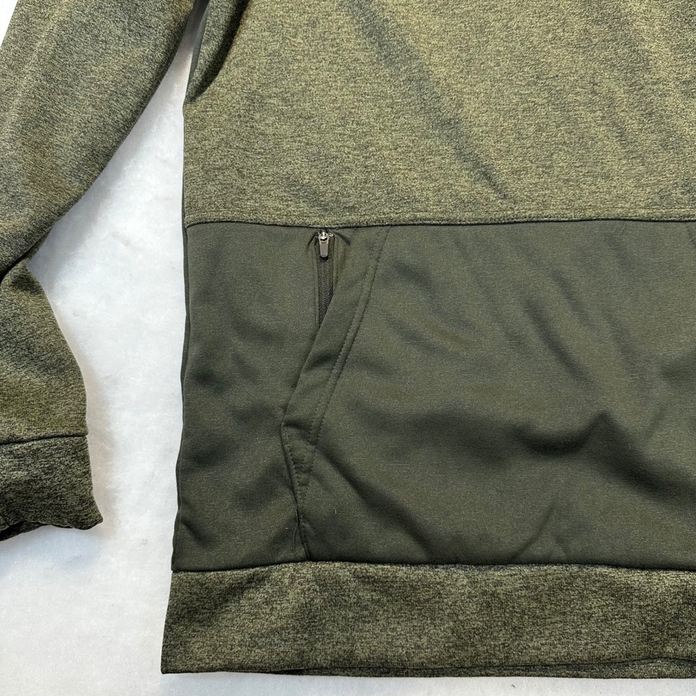 Nike Therma-FIT Hoodie Mens Small Green Athletic Outdoor Performance Pullover - Picture 2 of 9